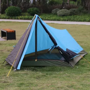 1-2 Layer Ultralight Fashion-forward Camping Person Tent Single Superior-grade Blue