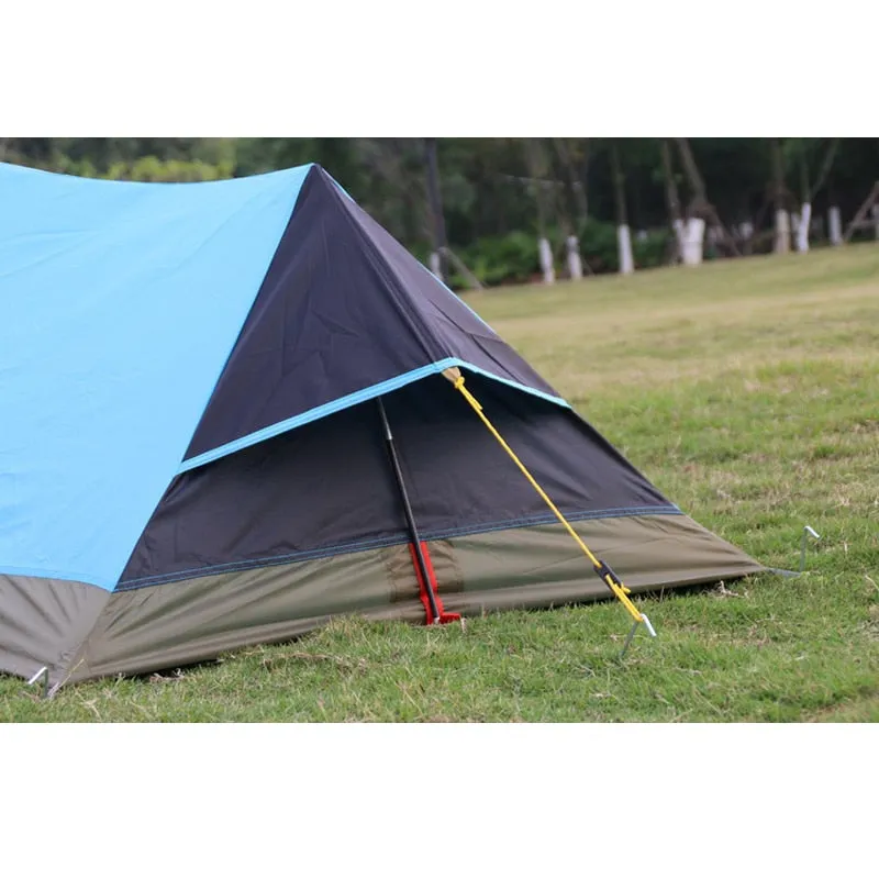 1-2 Layer Ultralight Fashion-forward Camping Person Tent Single Superior-grade Blue
