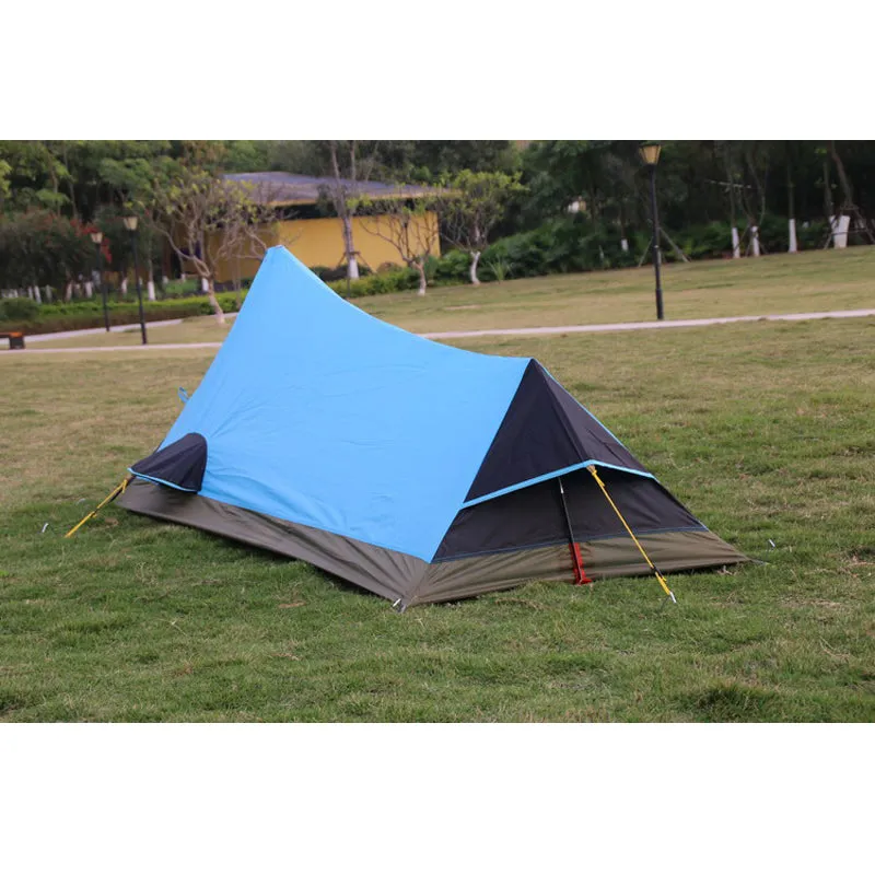 1-2 Layer Ultralight Fashion-forward Camping Person Tent Single Superior-grade Blue