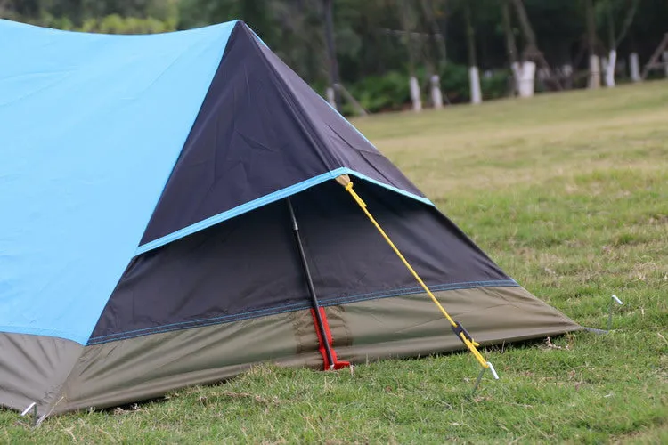 1-2 Layer Ultralight Fashion-forward Camping Person Tent Single Superior-grade Blue