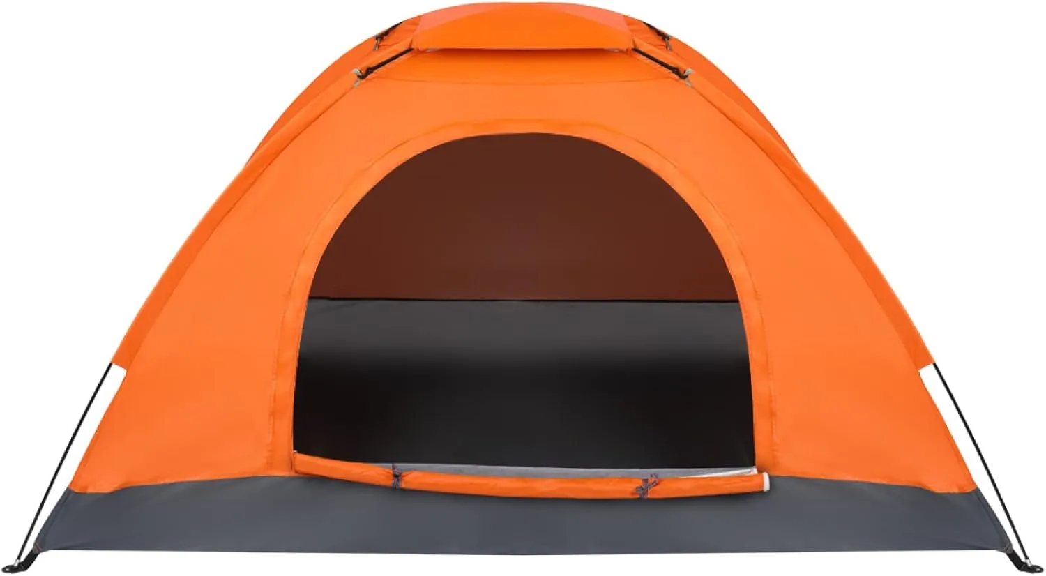 1-Person Waterproof Camping Dome Tent Automatic Pop Up Quick Shelter Outdoor Hiking Orange