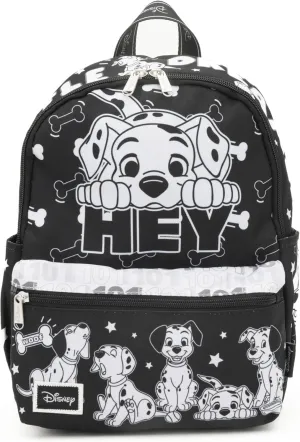 101 Dalmatians 13"" Nylon Daypack, Black and White