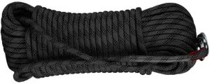 10mm Static Rope Camping Safety Rope 1100kg High Strength Safety Rope For Working At Height Climbing Equipment For Rappelling,Caving, Indoor Outdoor Camping ( Color : Black , Size : 10mm x 100m )