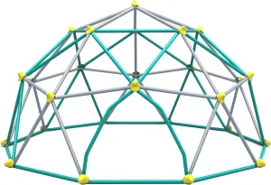 13 FT Climbing Dome for Kids 3  , Geometric Dome Climber Play Center - Supports 1000LBS Outdoor Playset, Easy Assembly and Move