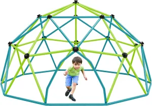 13 FT Climbing Dome for Kids 3  , Geometric Dome Climber Play Center - Supports 1000LBS Outdoor Playset, Easy Assembly and Move