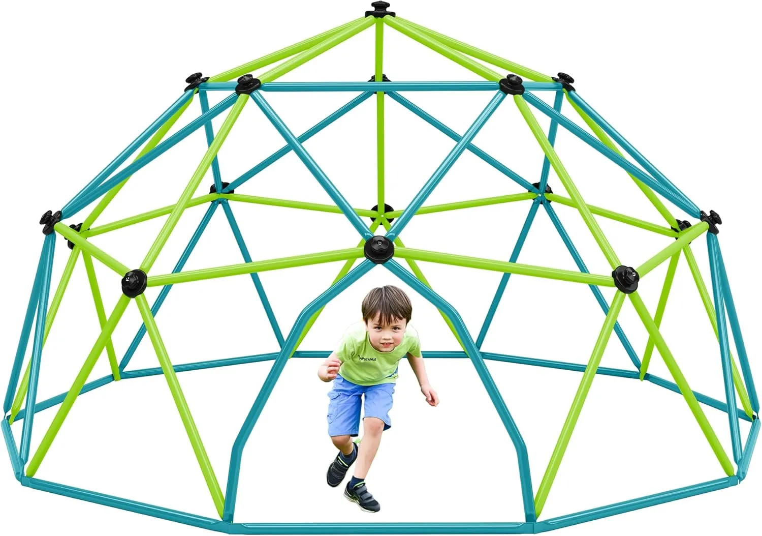 13 FT Climbing Dome for Kids 3  , Geometric Dome Climber Play Center - Supports 1000LBS Outdoor Playset, Easy Assembly and Move