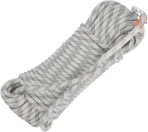 14mm Outdoor Indoor Workout Rope, 10~200m Static Rock Escape Rope for Ice Climbing Equipment, Fire Safety Rescue Rope (Color : White, Size : 14mm x 100m)