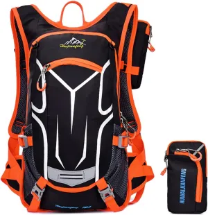 18L Cycling Rucksack Lightweight Bike Backpack Running Daypack for Fitness Hiking Climbing Camping Skiing Biking Trekking