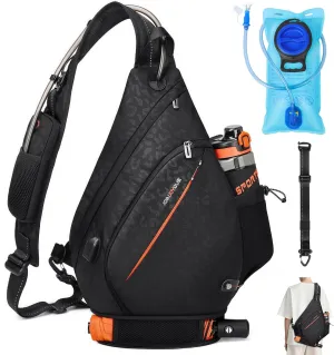 19L Hydration Backpack Hiking(Including 2L Water Bladder) Large Sling Backpack, Hydration Pack Backpack,Crossbody Backpack
