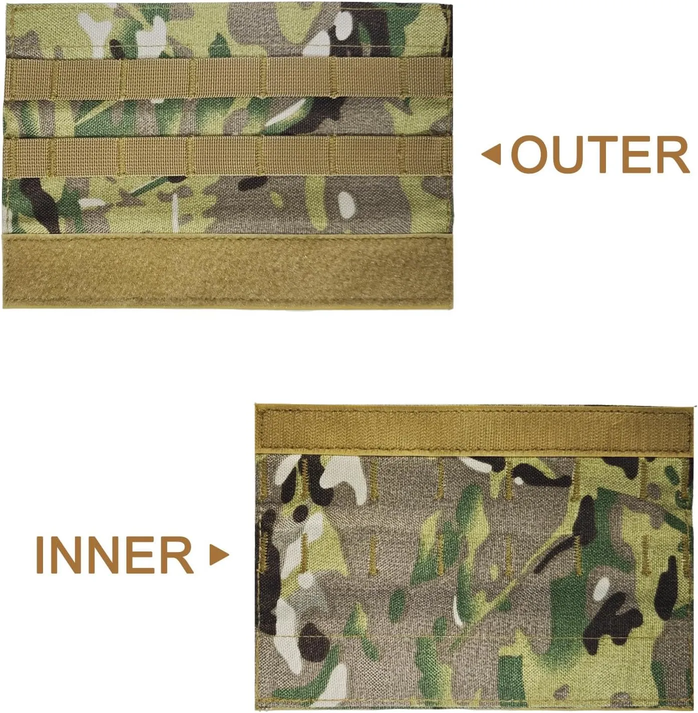 2 Pack Quick Release Suppressor Cover in 1000D Nylon - 8.7In Tactical Pouch with Adjustable Molle System for Tactical Tools & Accessories, Hunting, Outdoor