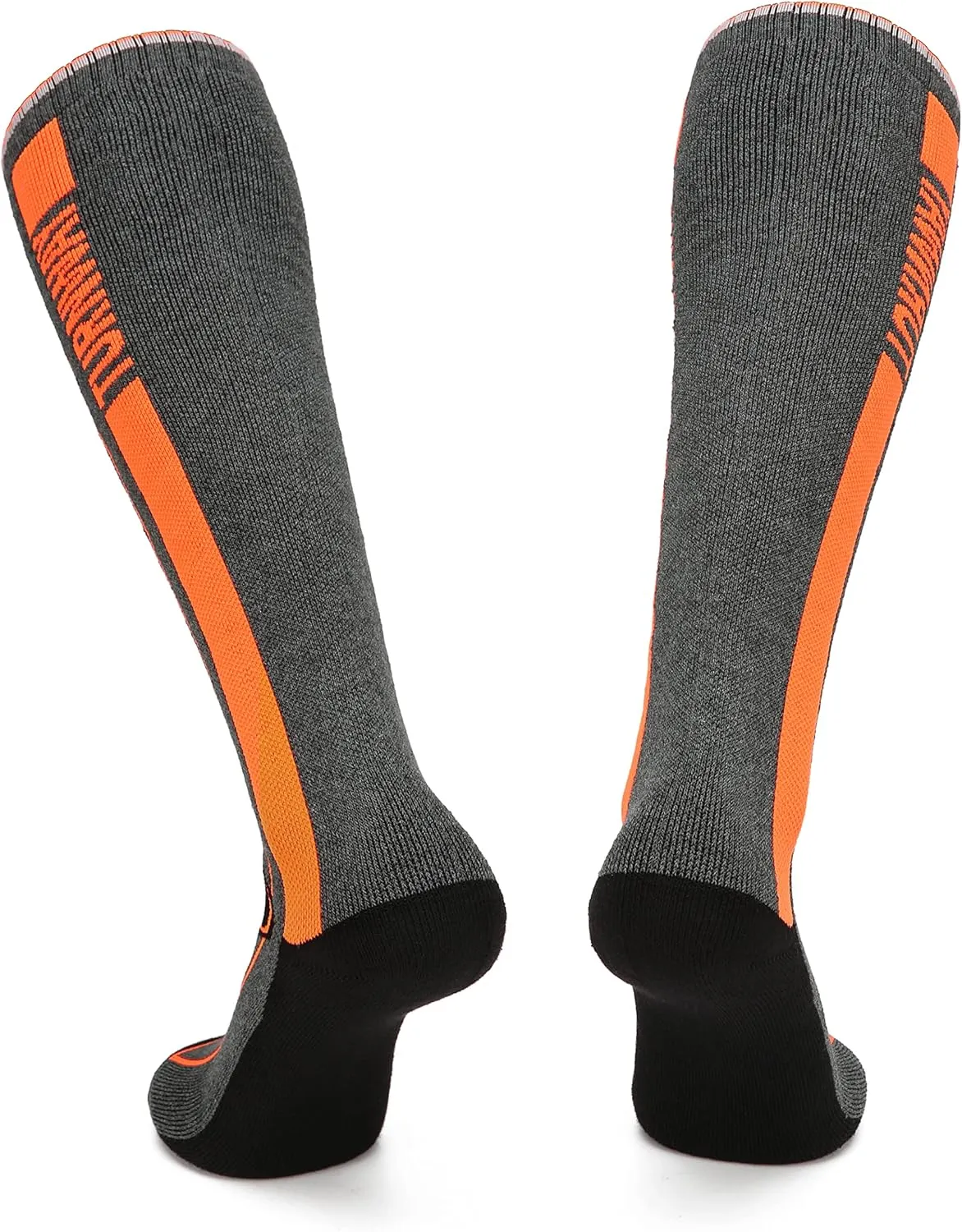 2-Pairs Ski Socks Over The Calf (OTC) for Skiing, Snowboarding, Winter Outdoor Activities for Men & Women