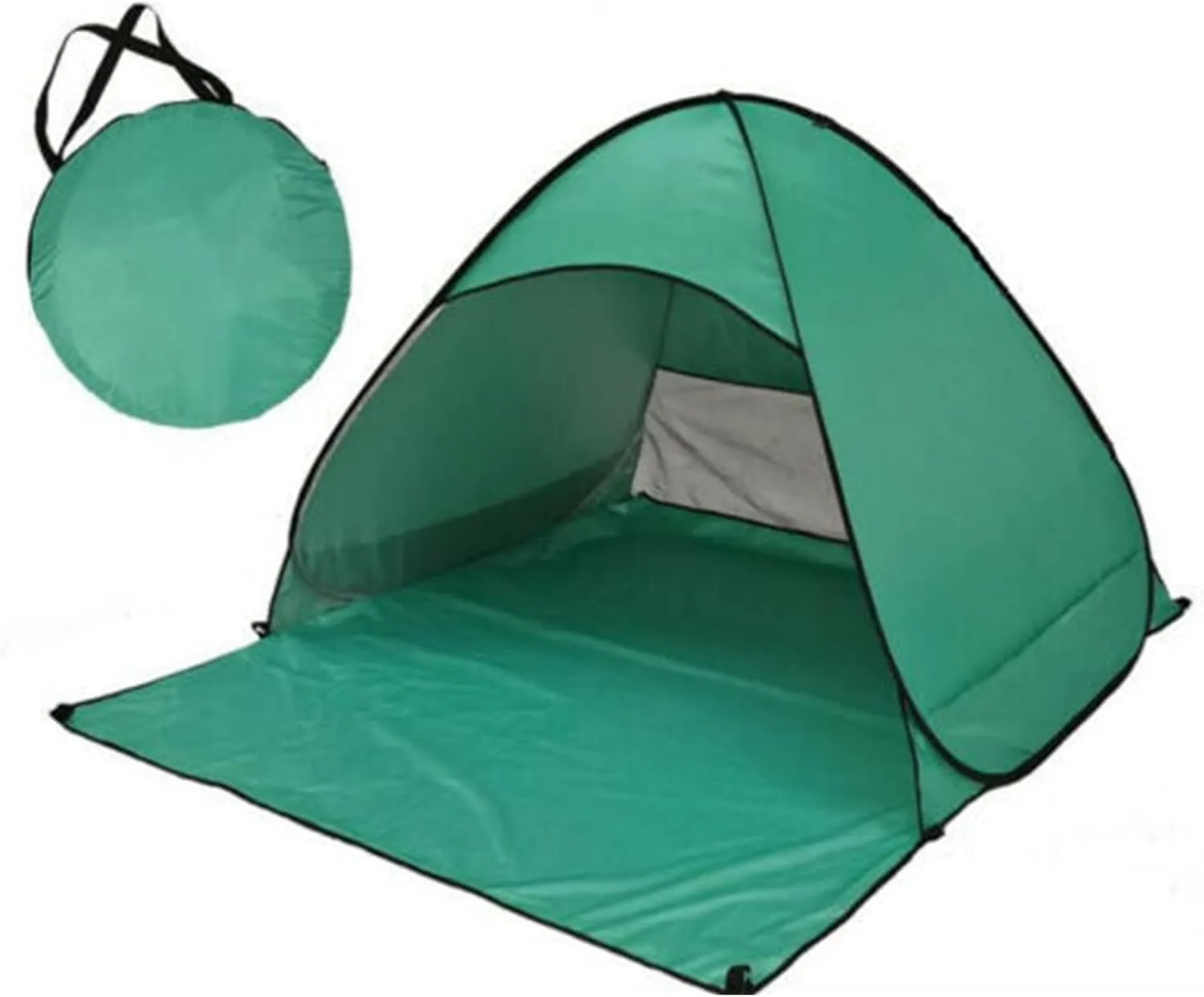 2 Person Beach Tent Automatic Instant Pop Up Tent Lightweight UV Protection Camping Tent Sun Shelter Survival Gear with Package Bag