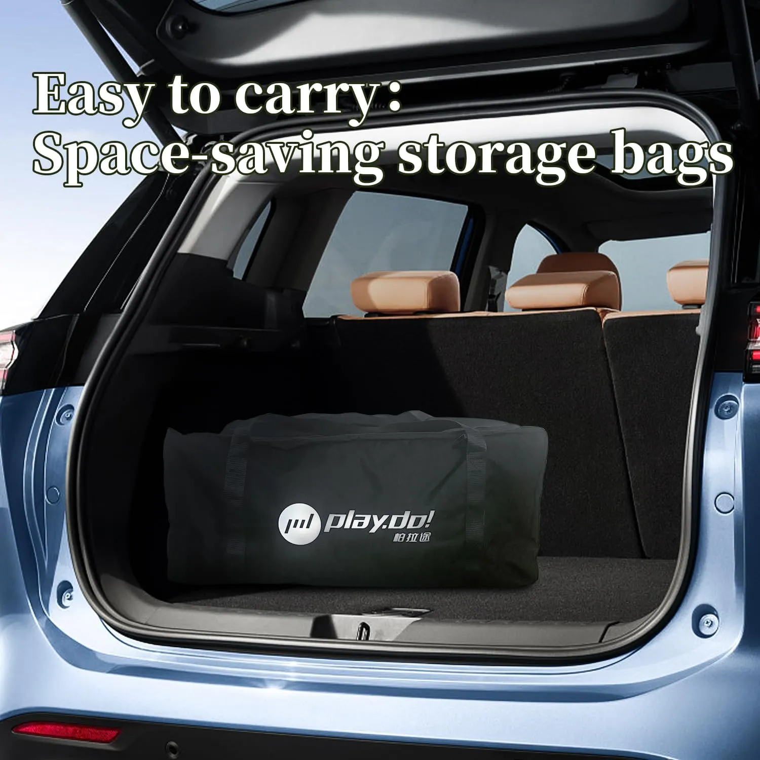 2 Person Inflatable Car Roof Top Tent with Pump,4 Season Waterproof and Sun Resitant Camping Dome Roof Top Tents Camping Tent for SUV, Truck and Universal Cars,Easy Setup