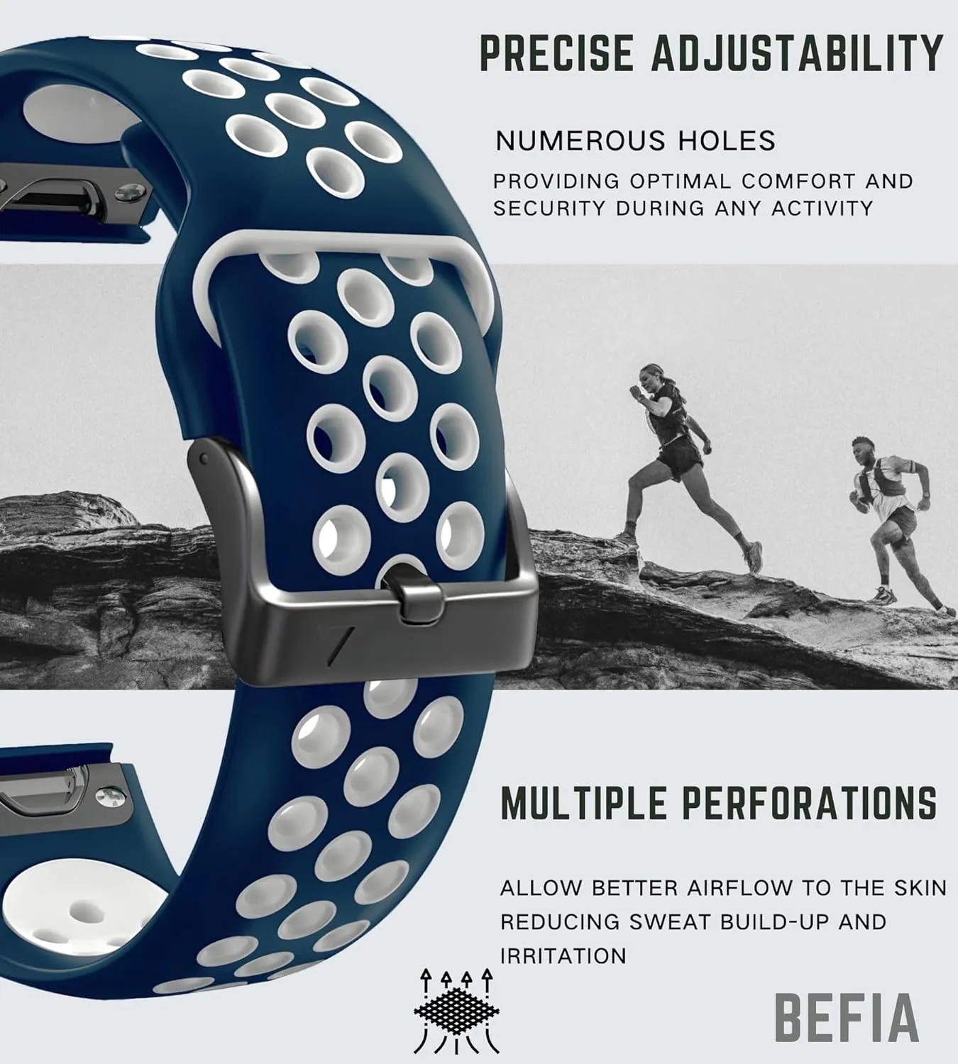 26mm Watch Band for Garmin Fenix 8 51mm 5x 6x pro 7x pro sapphire solar, quickfit 26 watch bands for Garmin enduro tactix delta
