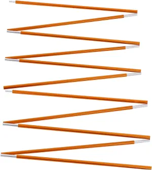 2Pcs D Aluminum Outdoor Tent Rod Pole Bar for Hiking Cam Lightweight and Sturdy Tent Building Porting Rods