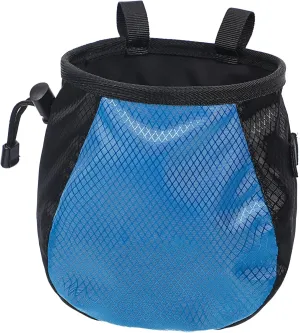 2Pcs Gym Chalk Bags Large Capacity Chalk Pouches for Rock Climbing Bouldering Weight Lifting Durable with Drawstring Closure Hard Brim Design