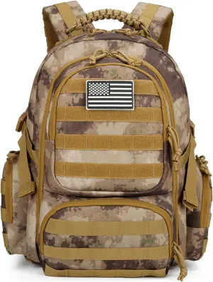 30L Military Tactical Backpack for Men 3 day Assault Pack Molle Backpack Tactical Hiking Rucksack