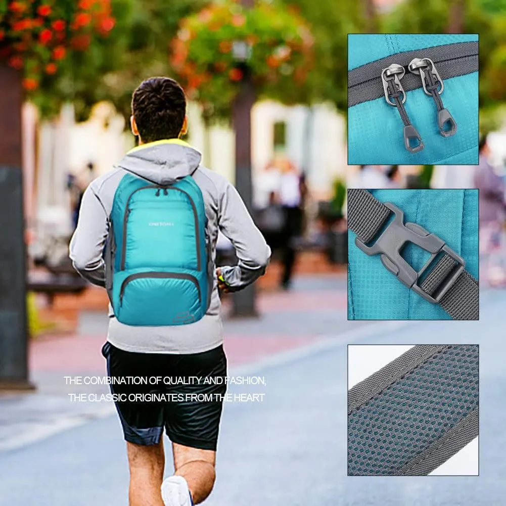 30L Packable Backpack, Lightweight Hiking Backpacks, Foldable Water Resistant Travel Hiking Camping Daypack Backpack