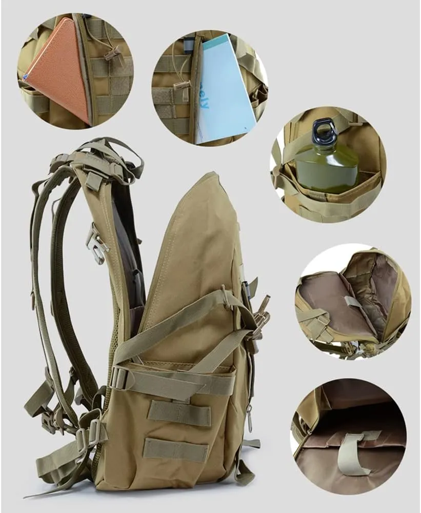 30L Tactical Backpack Molle Military Daypack Outdoor Bug Out Bag