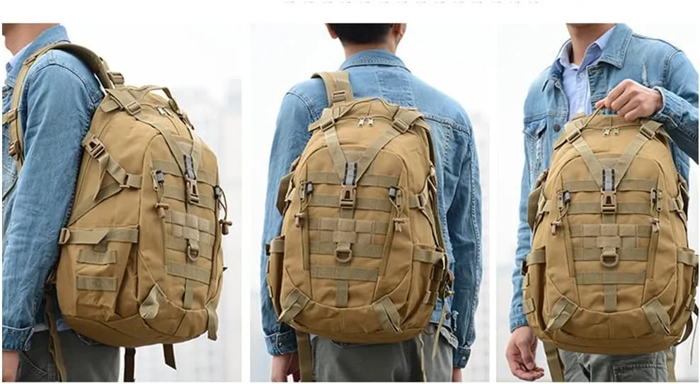 30L Tactical Backpack Molle Military Daypack Outdoor Bug Out Bag