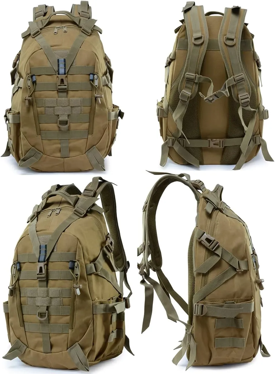 30L Tactical Backpack Molle Military Daypack Outdoor Bug Out Bag