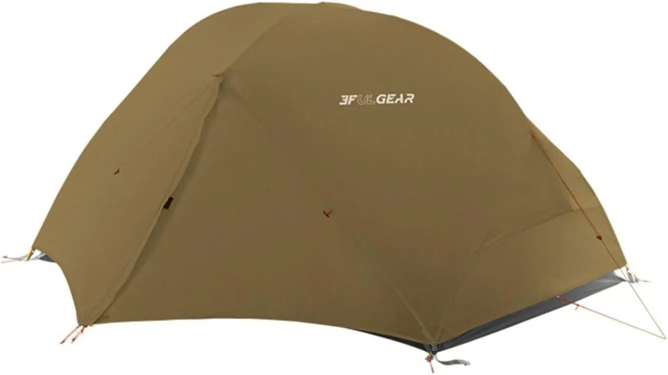 3F UL Gear Waterproof 1/2Person Camping Tent, Windproof Outdoor 3/4Seasons Tent, Portable Camping & Hiking Tent Shelter for Backpacking