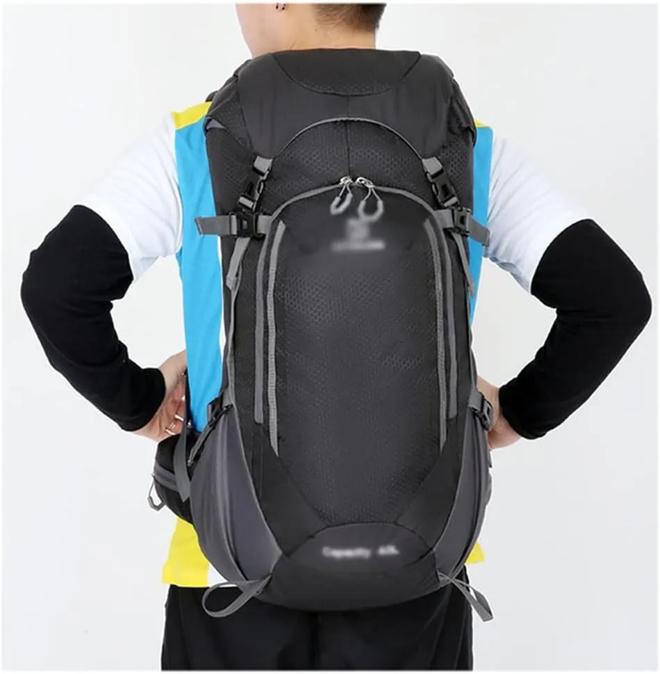 40L Mountaineering Backpack Outdoor Multi Pocket Bag Travel Camping Mountaineering Bag(D)