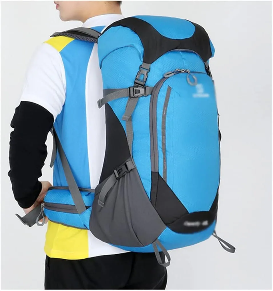 40L Mountaineering Backpack Outdoor Multi Pocket Bag Travel Camping Mountaineering Bag(D)