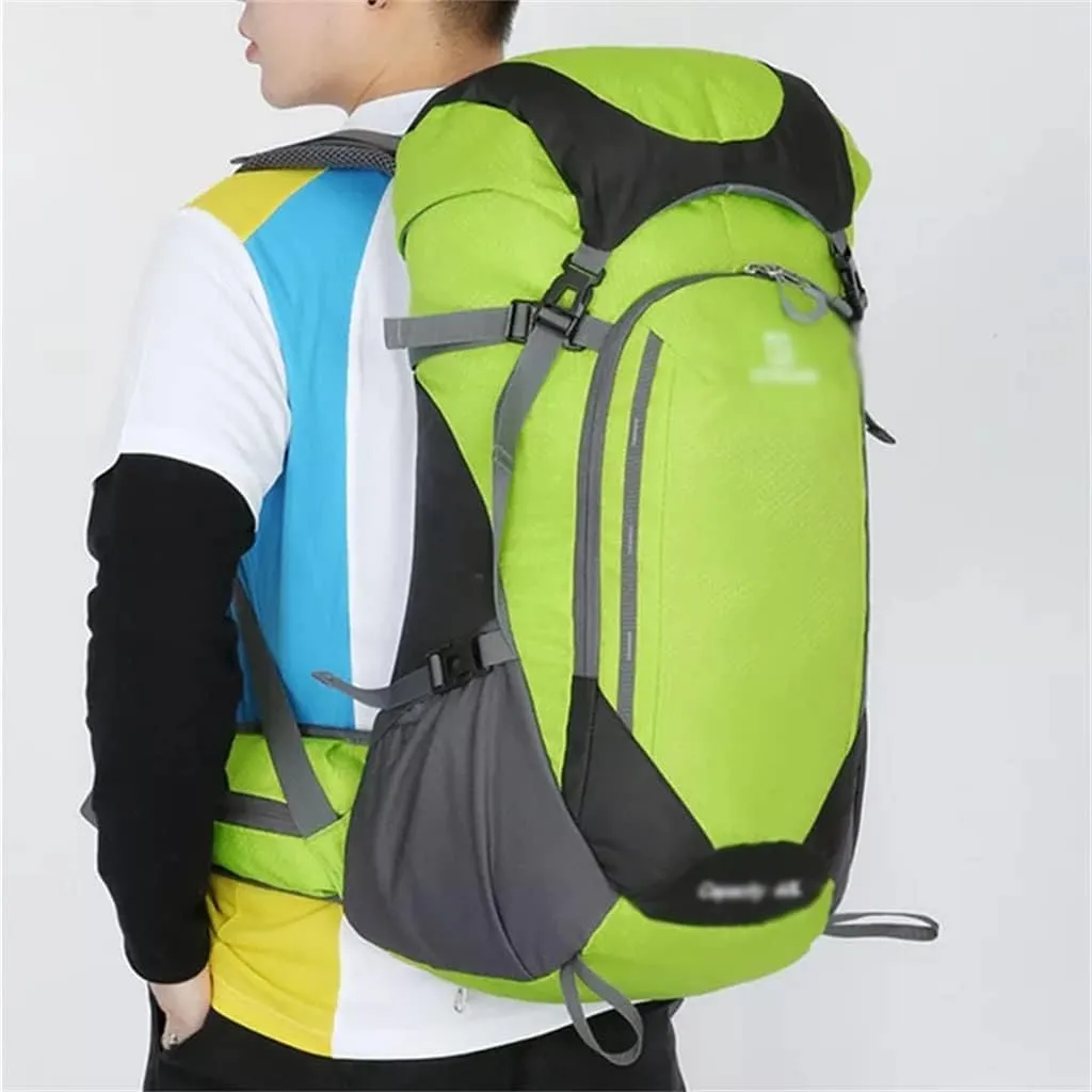 40L Mountaineering Backpack Outdoor Multi Pocket Bag Travel Camping Mountaineering Bag(D)