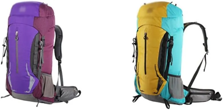 40L Outdoor Bag Hiking Sports Backpack Multi Pocket Travel Backpack Mountaineering Backpack (D,As the picture shows)