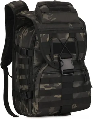 40L Tactical Military Backpack,MOLLE Hunting Backpack/Fishing Rucksack/Laptop Bag/Assault Pack for Hiking, Camping, Hiking, Travel