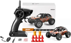 4WD Off-Road Drift Car for Adults, 1/32 Scale 2.4G Proportional Control RC Car with Light Kit, Ideal Off-Road Toy for Hobbyist - RTR