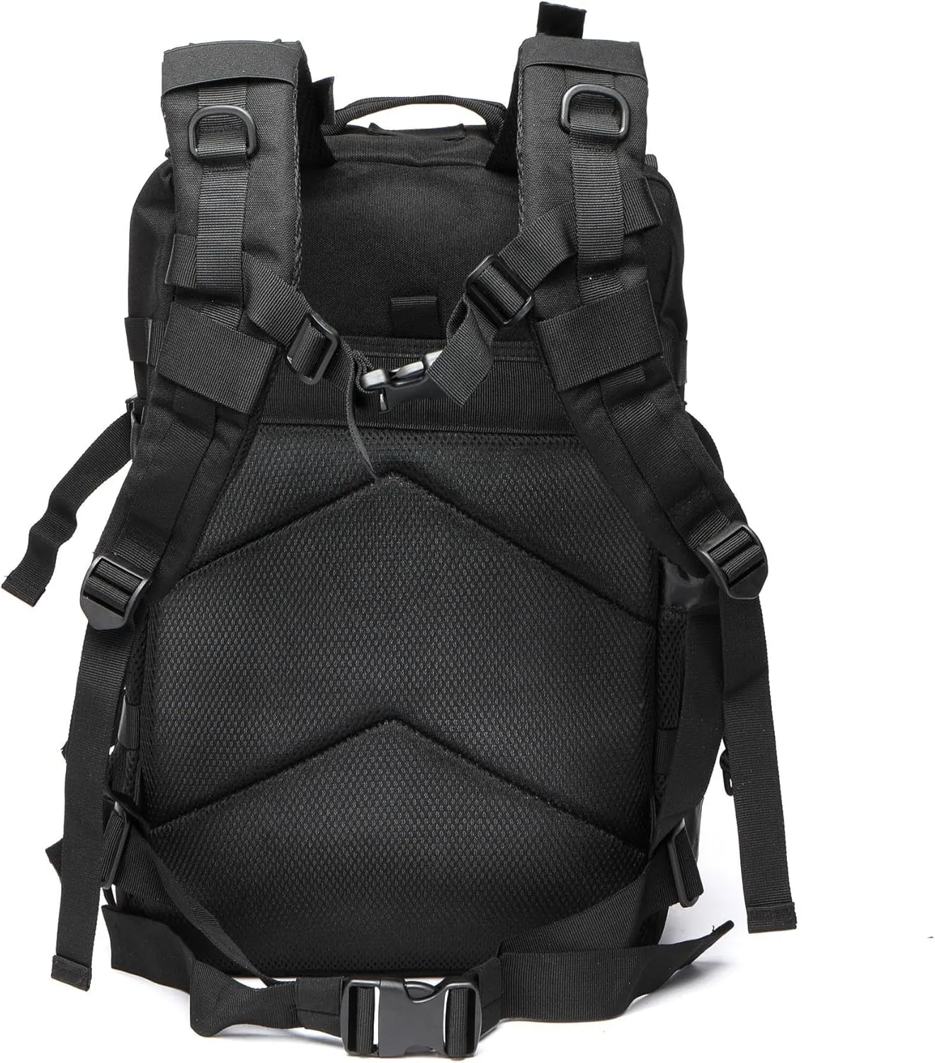 50L Tactical Military Backpack Waterproof Sturdy Bag for Hiking Camping Fishing Gym Backpack with Bottle Holder (Bright yellow Black)