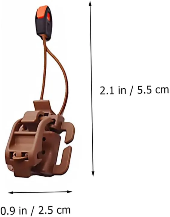 6 Pcs Backpack Hanger Watch Band Tool Accessories Flashlight Buckle Clip Bag Clip Strap Backpack