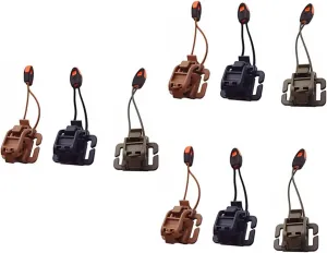 6 Pcs Backpack Hanger Watch Band Tool Accessories Flashlight Buckle Clip Bag Clip Strap Backpack