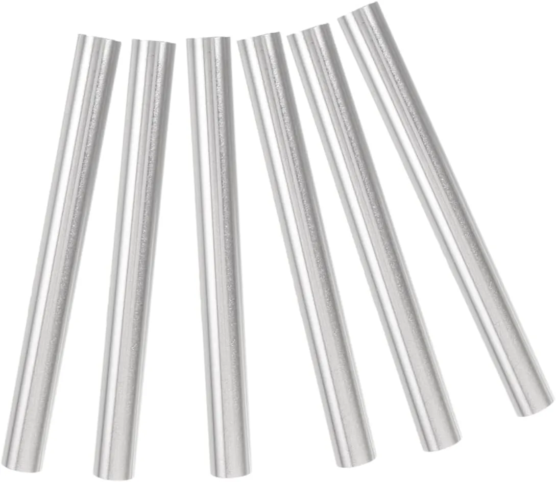 6Pcs Aluminum Alloy Tent Pole Repair Tube Kit Durable Tent Accessory Essential for Camping Outdoor Adventures