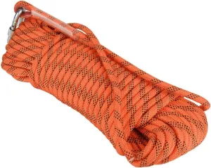 8mm Static Rope Paracord Heavy Duty Rope for Swing80~200m Durable Quality Rope for Fishing Magnet, Camping, Boating, Outdoor & Indoor Use(Orange,80m*8mm)
