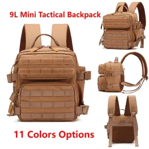 9L Sport Backpack MOLLE Mini Outdoor Pack for EDC Hiking