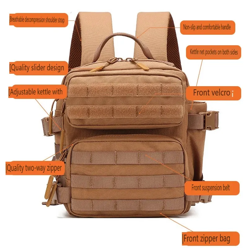 9L Sport Backpack MOLLE Mini Outdoor Pack for EDC Hiking