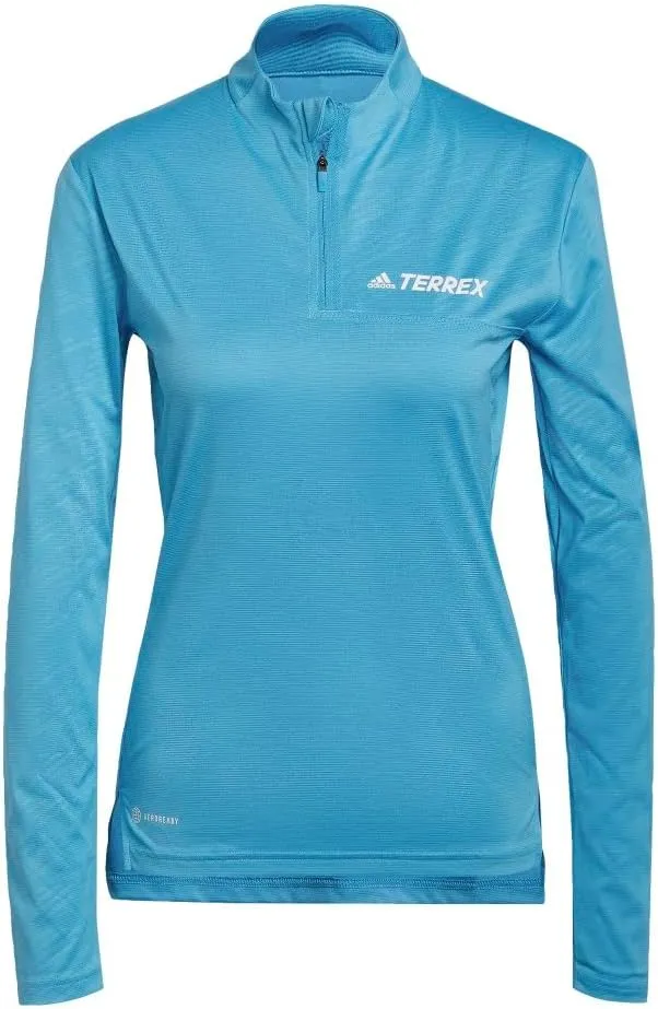 adidas Women's Terrex Multi Half-zip Long Sleeve T-shirt