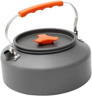 Adopted Material Camping Kettle 1.6l Portable Tea Pot Insulation Handle for Outdoor Activities