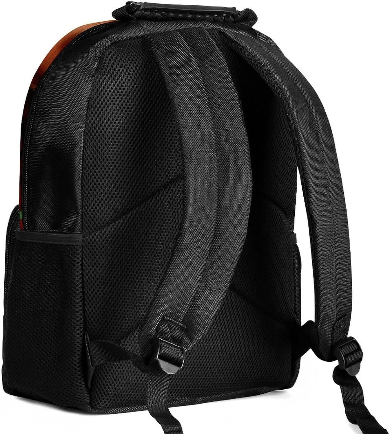 Adults Lightweight African American Women Black Woman Butterfly Flower Art Rucksacks Large Capacity Bookbag With Adjustable Shoulder Straps for Trekking Outdoors Bicycle