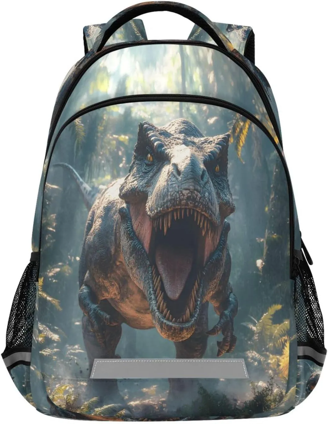 ALAZA Forest Dinosaur School Backpack for Boys Girls,Preschool Elementary Kindergarten School Bag Kids Backpack Bookbag Travel Laptop Bag Casual Daypack