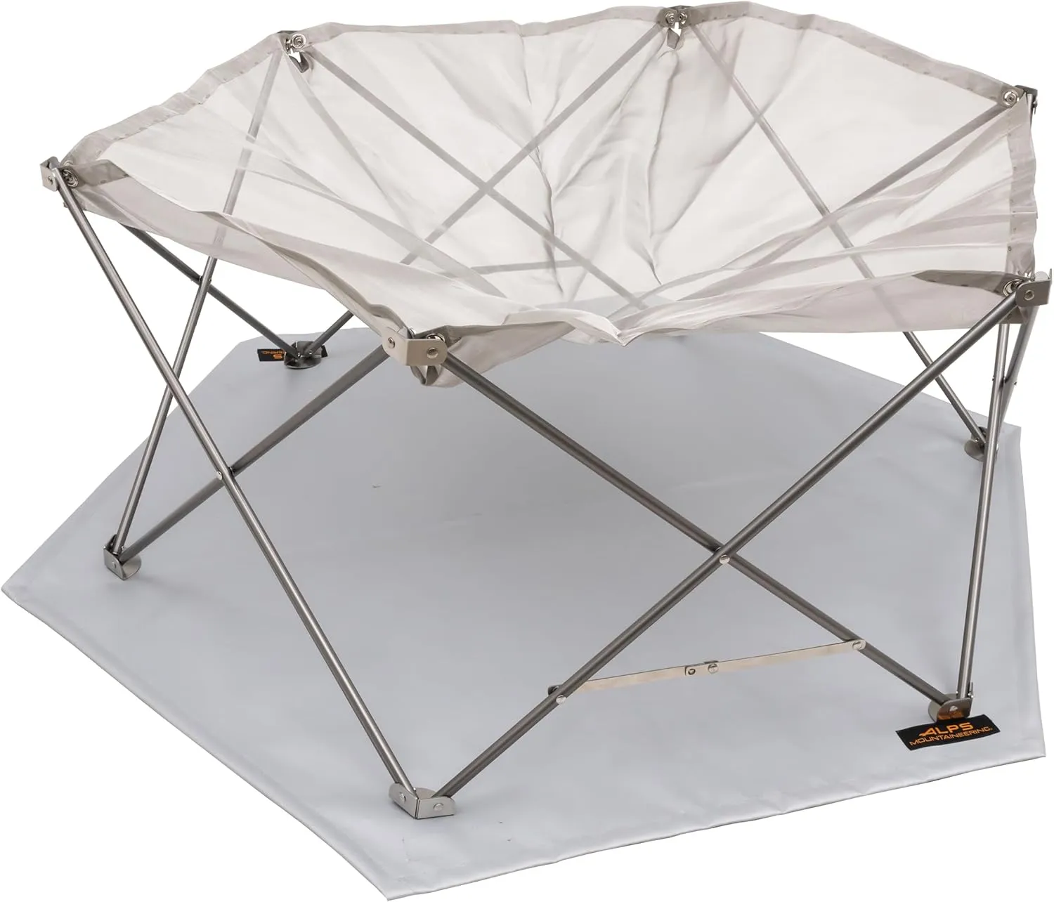 ALPS Mountaineering Gaze Fire Pit, Portable Outdoor Stainless Steel Mesh Camp Fire