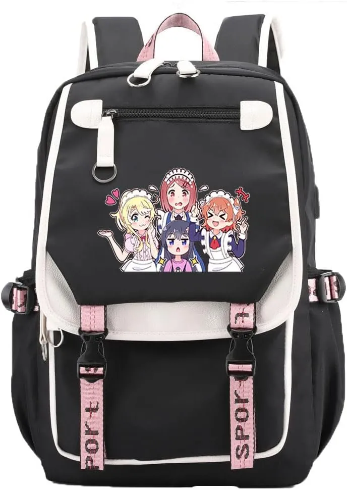 Anime Watashi ni Tenshi ga Maiorita! Backpack Cosplay Mochila Rucksack Backpack (1)