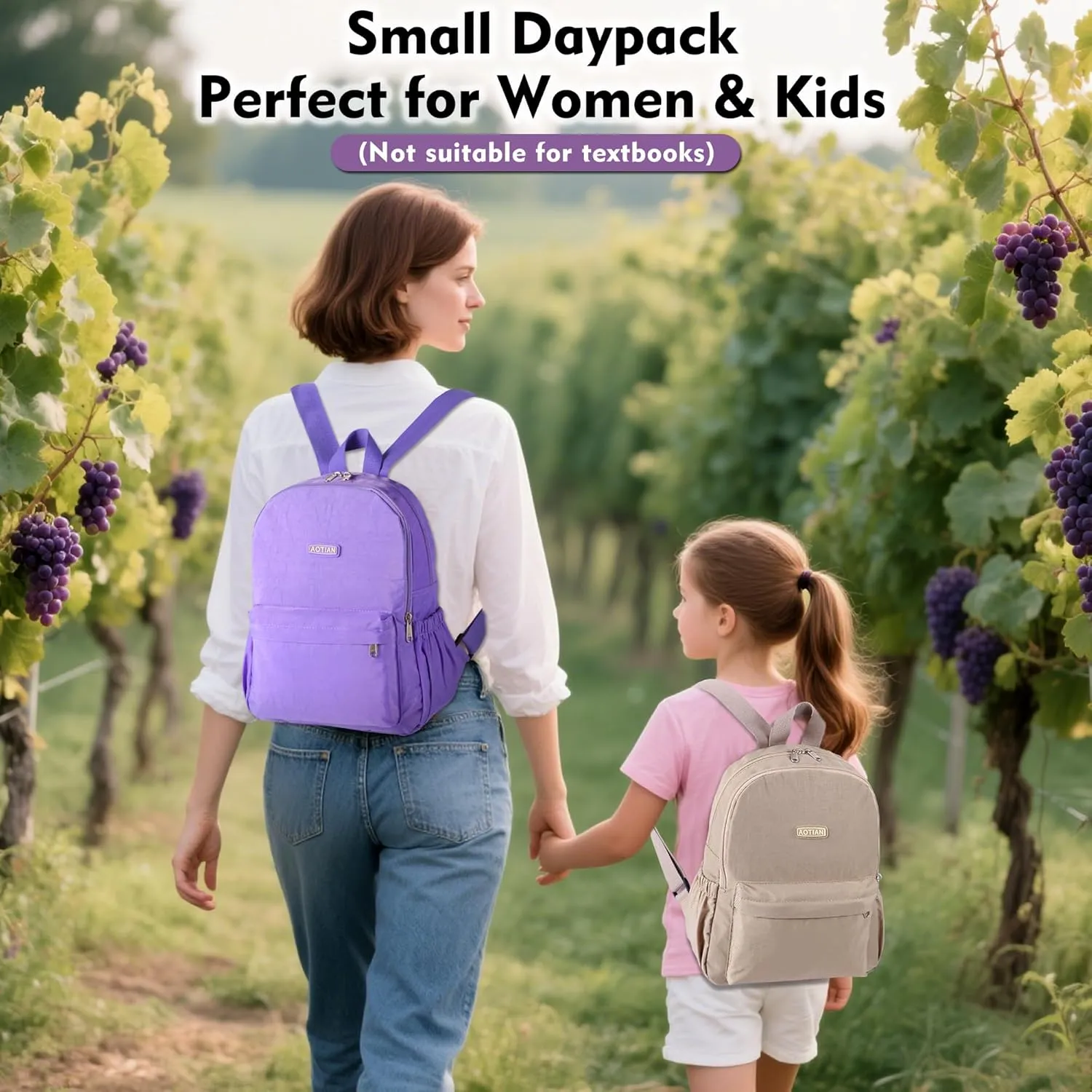 AOTIAN Lightweight Small Hiking Backpack for Women - Durable Water-Resistant Daypack for Travel, Camping & Outdoor Adventures