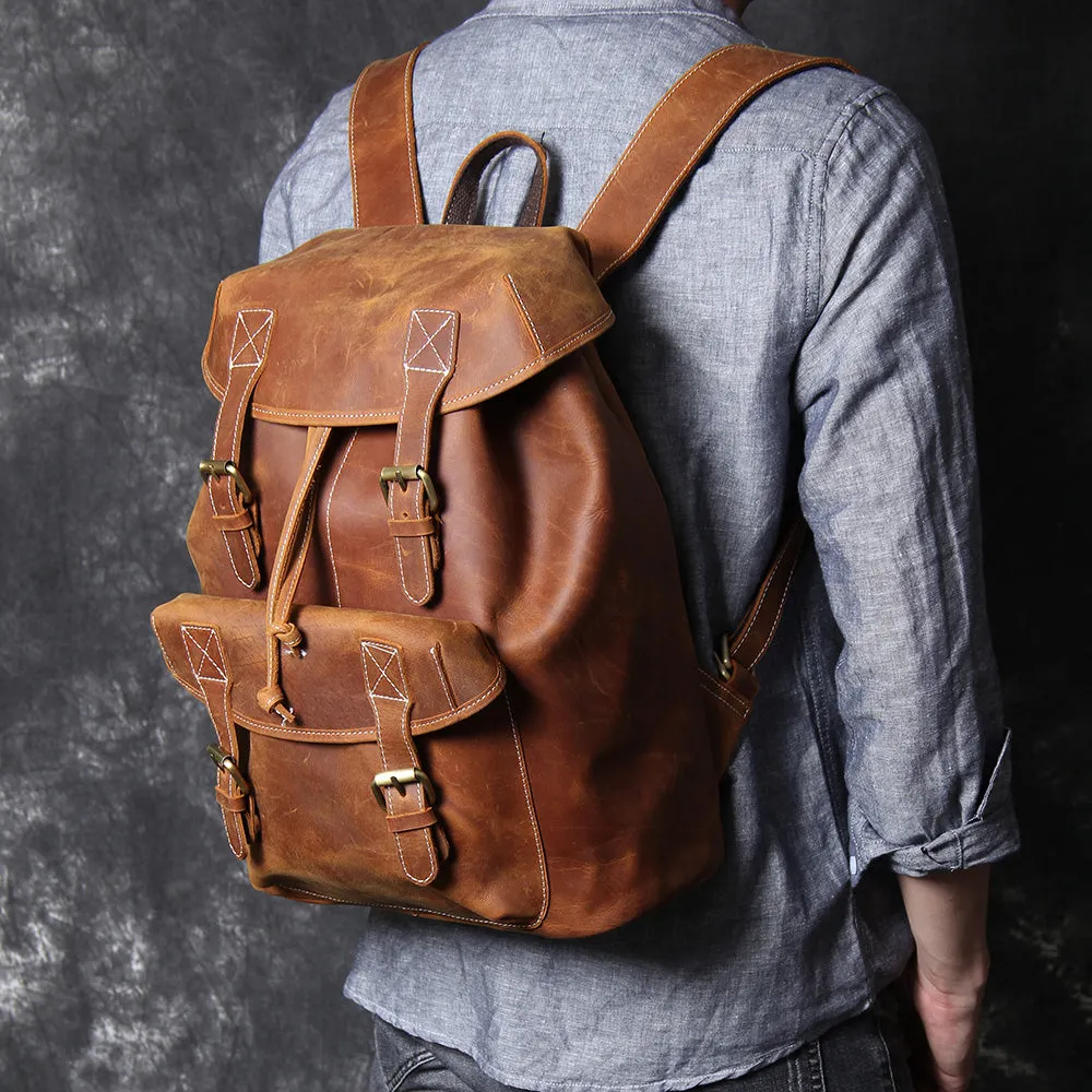 Aria | Leather Hiking Backpack