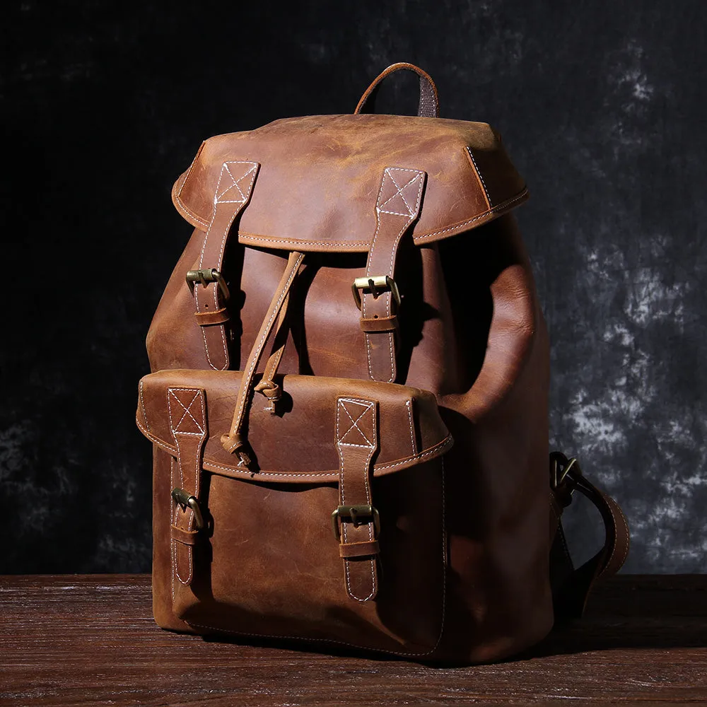 Aria | Leather Hiking Backpack