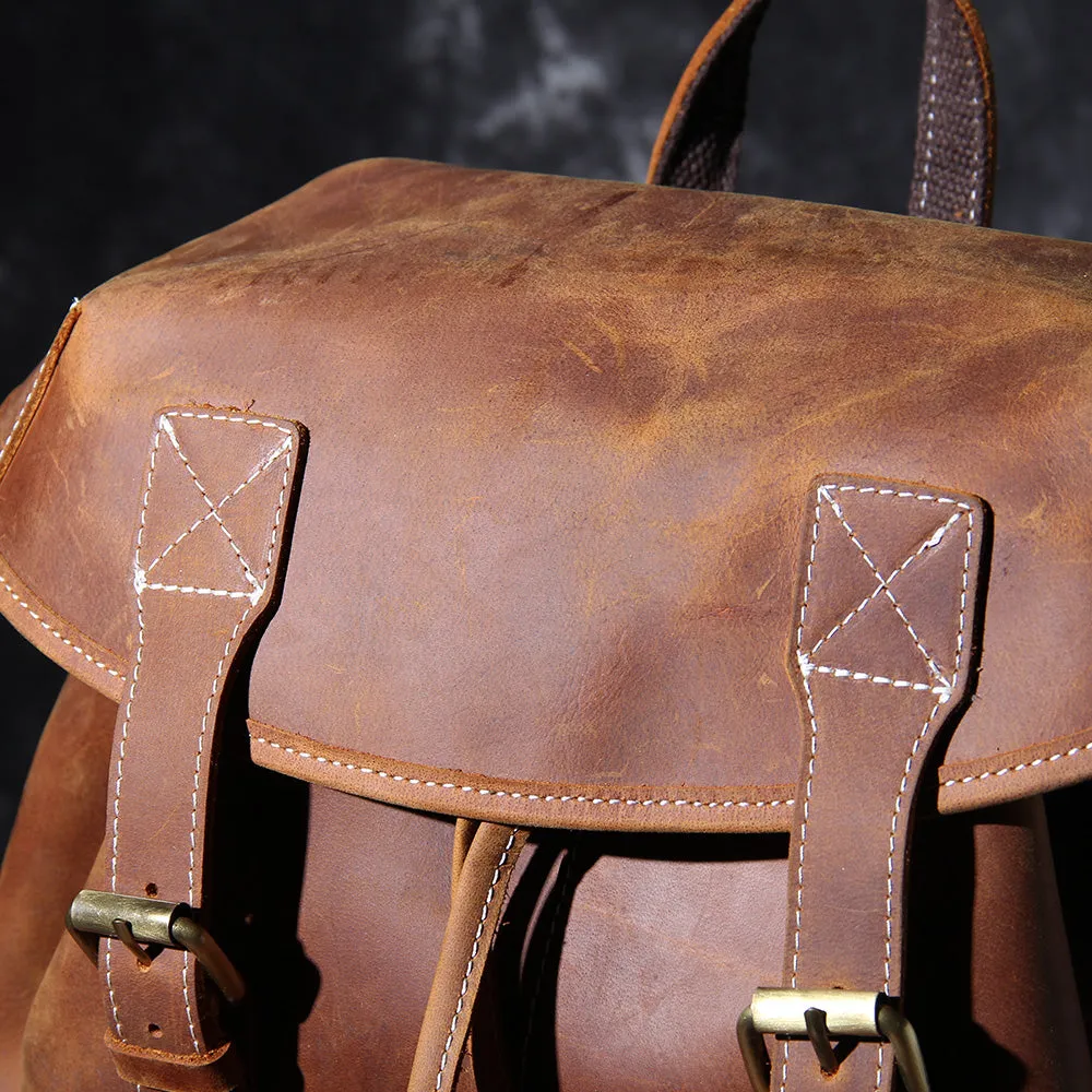 Aria | Leather Hiking Backpack