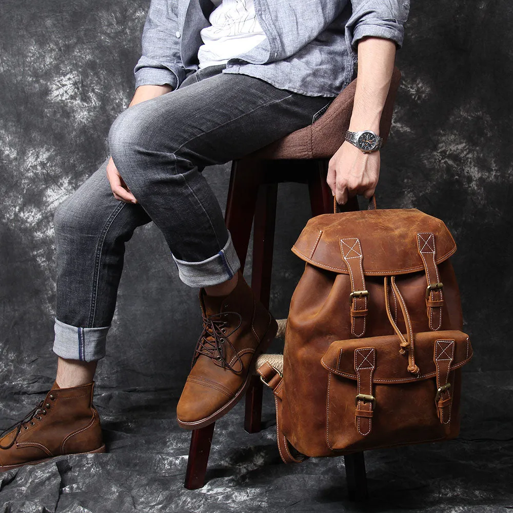 Aria | Leather Hiking Backpack